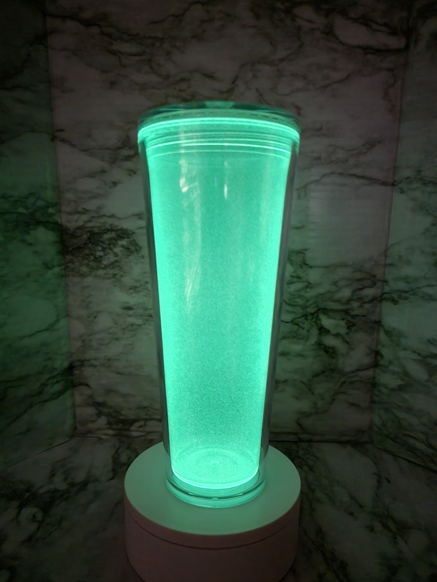 Glow in the dark tumbler dupe